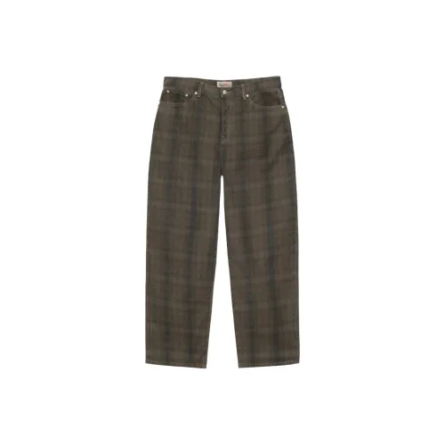Stussy SS24 Big OL' Jean Canvas Plaid Jeans Unisex
