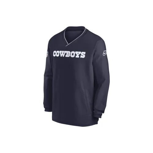 nike NFL Dallas Cowboys Sideline Тренчкот Мужской Морской Синий