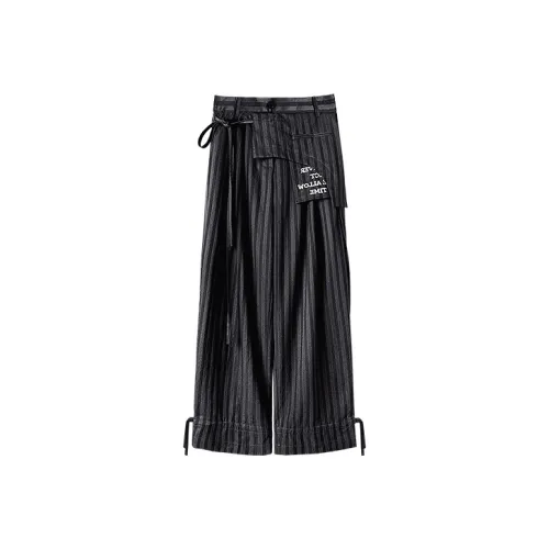 HUANXIANGZHE Повседневные брюки Унисекс Черный