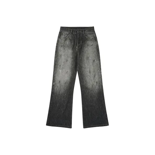 SIL VITIN Dirty Черные Унисекс Джинсы