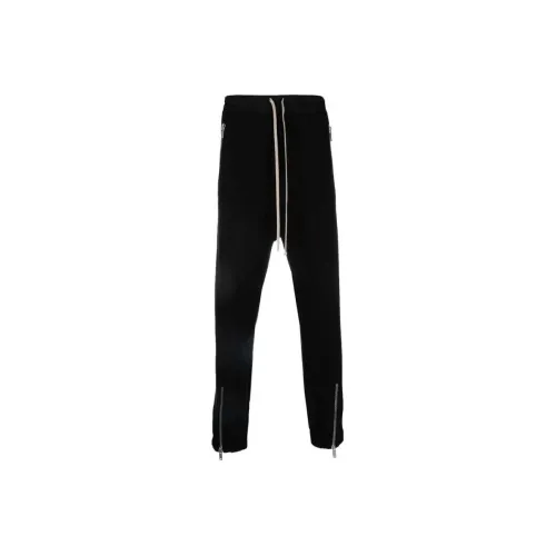 RICK OWENS совместный бренд Черные мужские вязаные тренировочные брюки