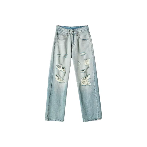 JEEP Светло-синие унисекс джинсы