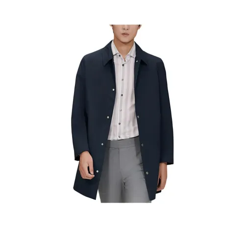 JODOLL Тренчкот Мужской Темно-синий