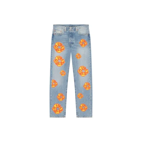 Denim Tears Denim Tears X OFFSET Co Branded SERIES Синий Унисекс Джинсы