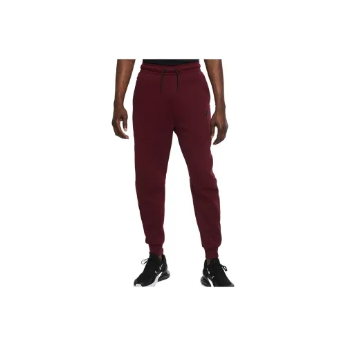 Nike Burgundy Men's Knitted Training Pants Найк Бургунди Мужские Вязаные Тренировочные Штаны
