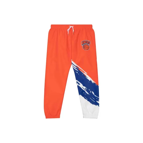 Mitchell Ness Orange Men's Knitted Training Pants Mitchell Ness Апельсиновые мужские вязаные тренировочные штаны