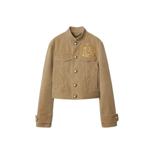 Burberry Куртки и Пальто Мужской Хаки