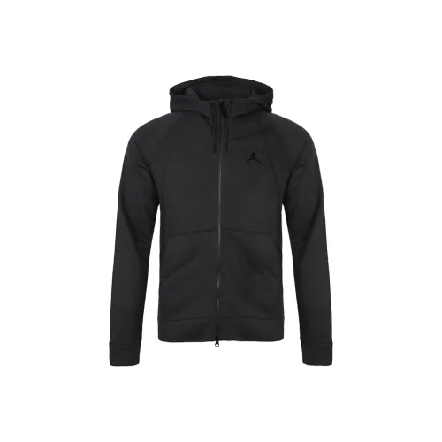 Джордан ASWings JSW Флис FZ Куртки и Пальто Мужской Черный