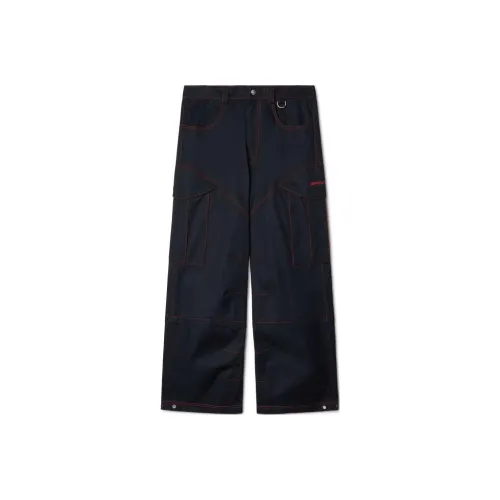 OFF Белые Карго Брюки Обычного Кроя Мужские Черные