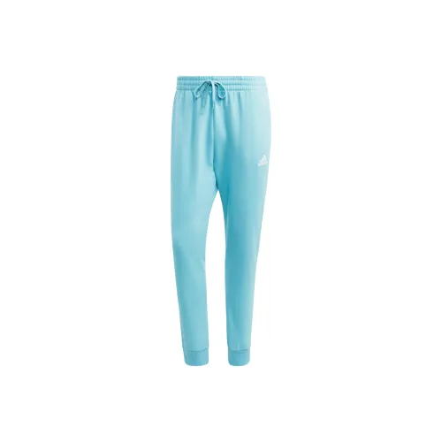 Adidas Essential Essentials Fleece Стандартный Tapered Joggers Вязаные Тренировочные Штаны Мужские Синие