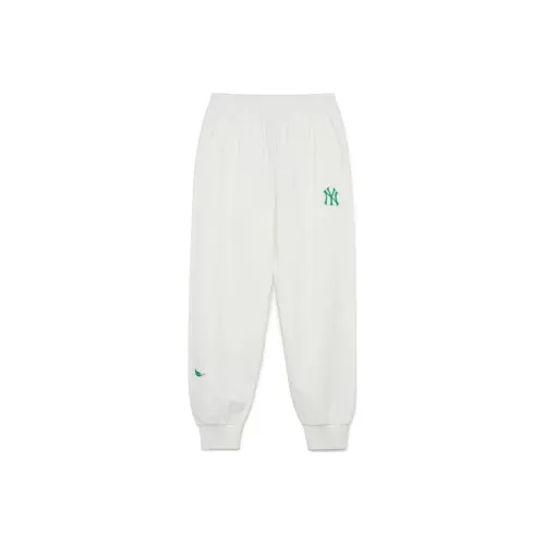Mlb Base Logo Нью-Йорк Янкис Вязаные Тренировочные Штаны Унисекс Белый