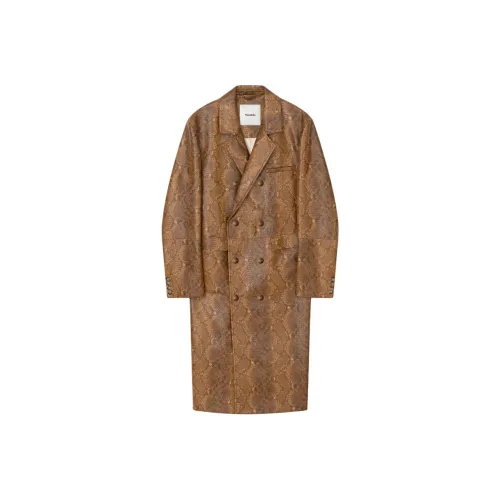 NANUSHKA FW24 Кожаная куртка мужская многоцветная