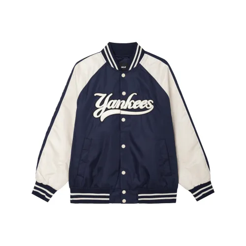 Mlb Base Logo Varsity New York Yankees Куртка Унисекс Темно-синий Синий