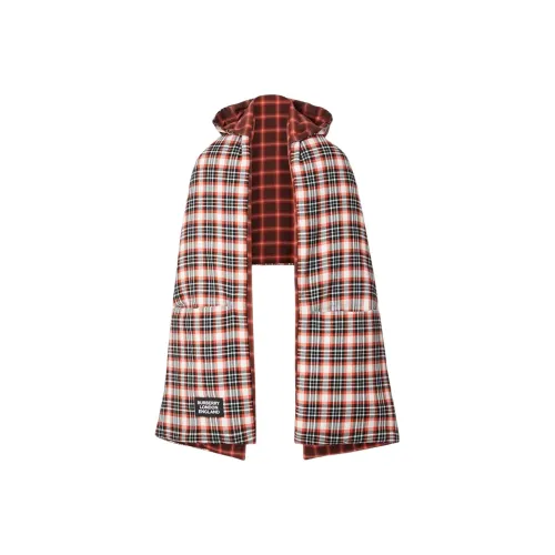 Burberry FW23 Хлопковый пуховик Унисекс Красный