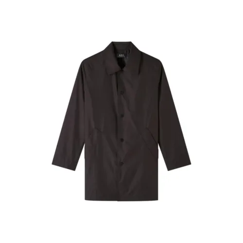 A.P.C SS24 Тренчкот Мужской Near Черный