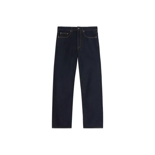 PALM ANGELS Темно-синий Мужские Джинсы