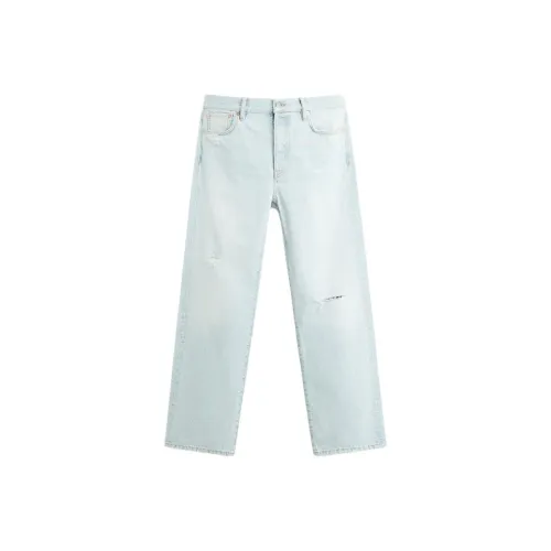 ZARA Light Blue Men's Jeans ZARA Светло-голубые мужские джинсы