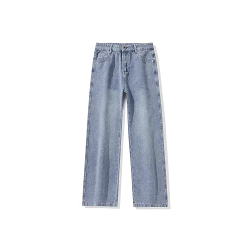 EVBD Джинсы Унисекс Ностальгический Синий