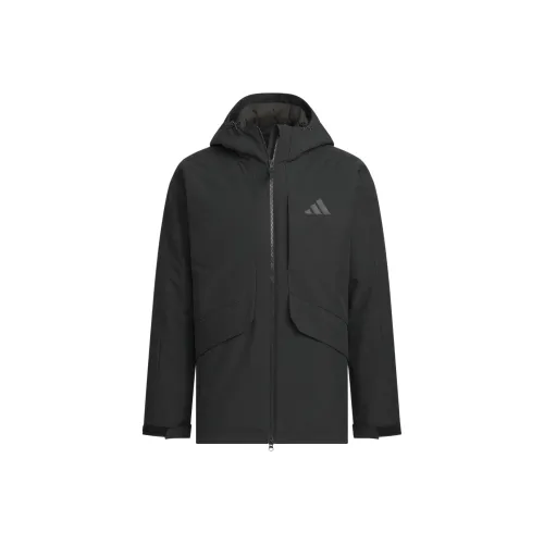 Adidas Мужские Черные Пуховики