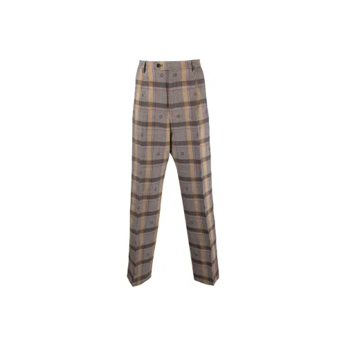 GUCCI Gray Men's Casual Pants GUCCI Серый Мужские Повседневные Брюки