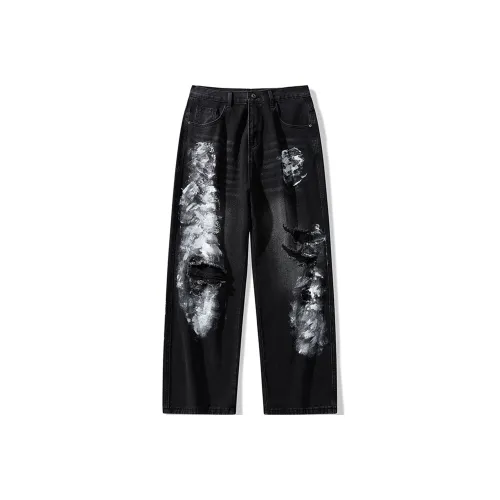 BRYAN JIMENEZ Джинсы Унисекс Galaxy Gray