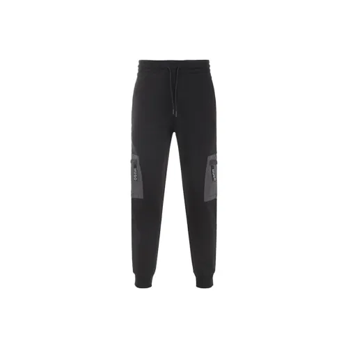 Hugo Boss Черные Мужские Вязаные Спортивные Штаны