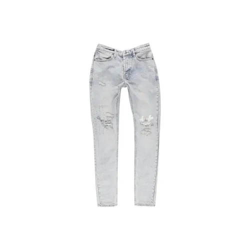 Ksubi Светло-синие Мужские Джинсы