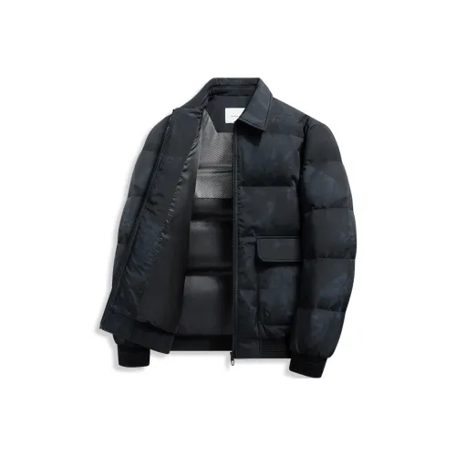 Dance with Wolves Пуховик Мужской Темно-Синий