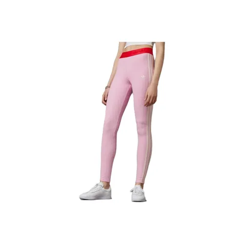 Adidas Originals Вязаные тренировочные штаны унисекс розовые