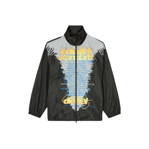 DIESEL Мужские черные куртки