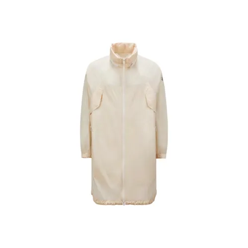 Moncler Meads Rain Coat Trench Coat Men's Ecru