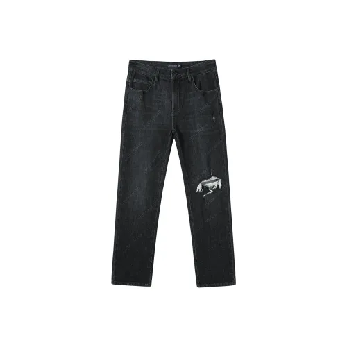 LUCKY BRAND Черно-серые Унисекс Джинсы