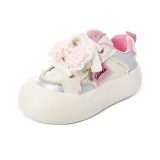 Серебристый Розовый Без подкладки Розовый Бант