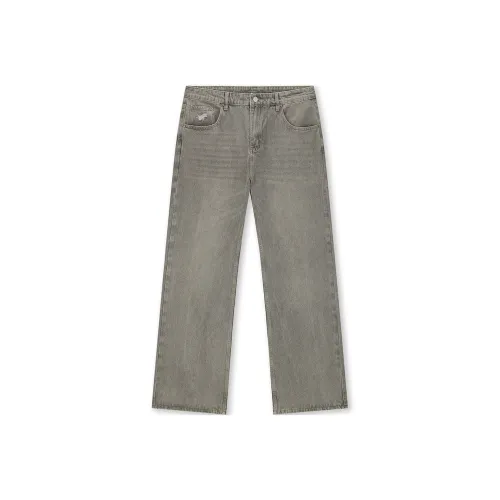 BONELESS Cut Jeans Unisex Vintage Sand