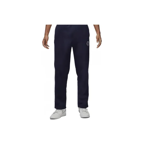 Jordan X UNION Темно-синие унисекс вязаные тренировочные брюки