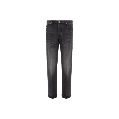 EMPORIO ARMANI Деним Черные Мужские Джинсы