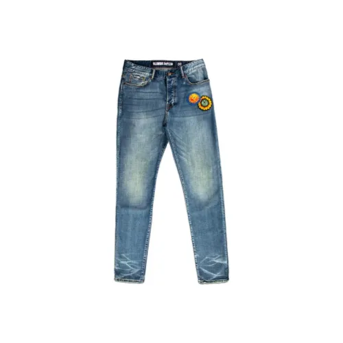 BILLIONAIRE BOYS CLUB CO-TITLED Небесно-голубой Мужские Джинсы