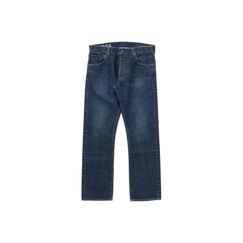 Visvim Темно-синие мужские джинсы