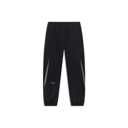 LINING Sports Life Collection Черные Унисекс Вязаные Тренировочные Брюки