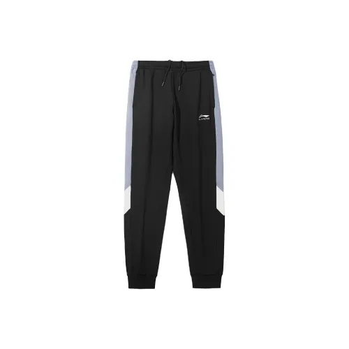 LINING Вязаные тренировочные брюки мужские черные синие