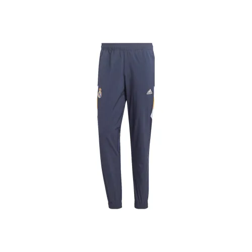adidas SS23 ICONS Collection Темно-синие мужские вязаные тренировочные штаны