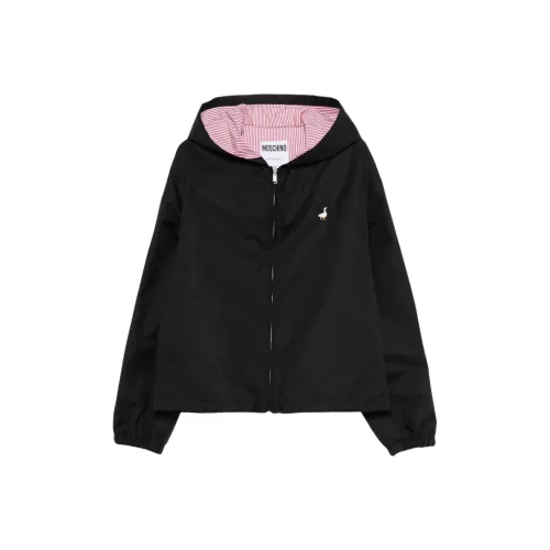 MOSCHINO SS25 Куртки и Пальто Мужской Черный