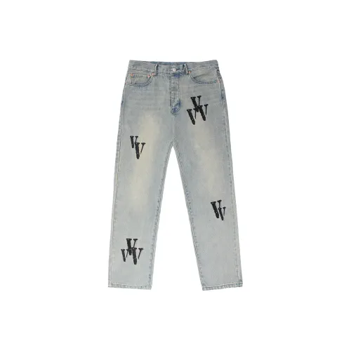 VLONE Джинсовый синий Унисекс Джинсы