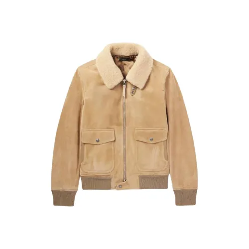 TF Куртки и Пальто Мужской Верблюжий Коричневый