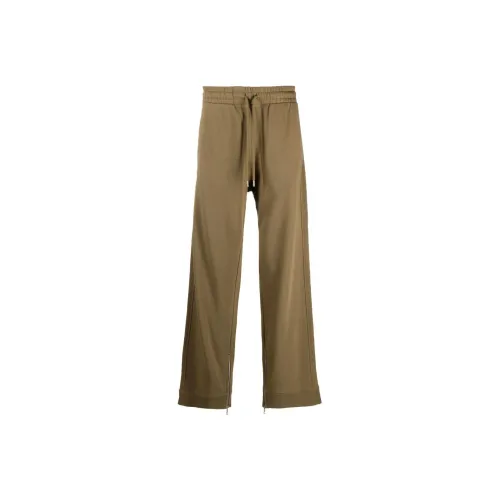 DRIES VAN NOTEN Вязаные спортивные брюки мужские хаки