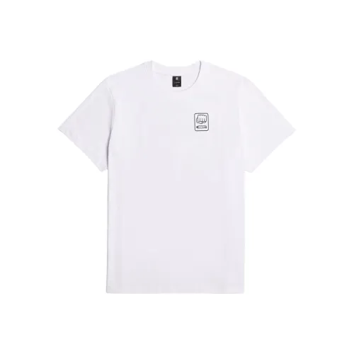 STAR Натуральная Белая Мужская T-Рубашка