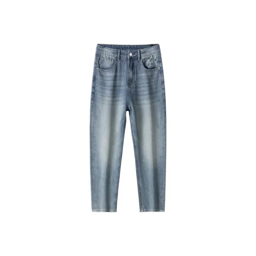 Antioffice Синий Мужской Джинсы