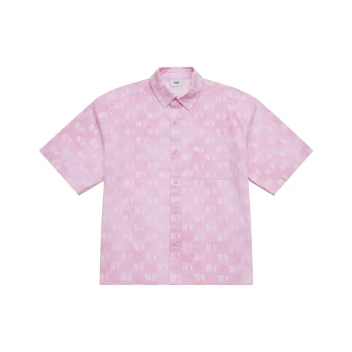 MLB MONOGRAM Коллекция Нью-Йорк Янкис Рубашка Унисекс Розовый