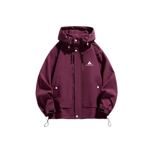 SNOW FLYING Куртки и Пальто Унисекс Бордовый