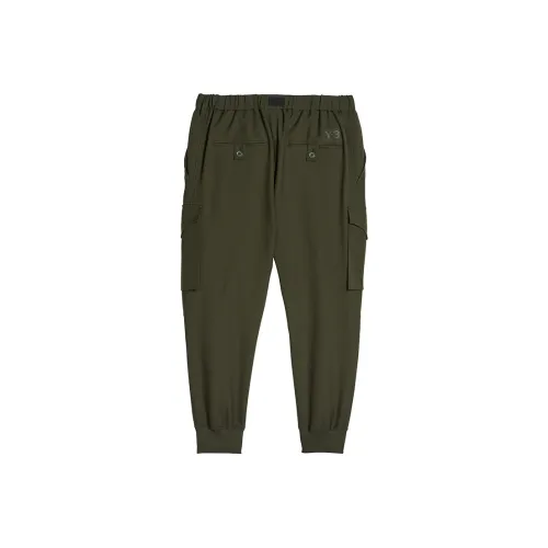Y 3 Карго Брюки Унисекс Армейский Зеленый